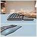 Tastiera Ergonomica Bluetooth 2.4g Wireless Ricaricabile - Tasti Silenziosi Con Poggiapolsi - Foto miniatura 7