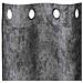 Tenda con tende 2 pcs Grigio 260 x 140 cm Velluto - Foto miniatura 5