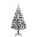 Albero di Natale artificiale con 300 LED Bianco 210 cm - Foto miniatura 4