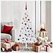 Albero di Natale artificiale Bianco 150 cm PVC e Acciaio - Foto miniatura 2