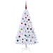 Albero di Natale artificiale Bianco 150 cm PVC e Acciaio - Foto miniatura 5