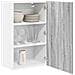 Armadio pensile Riga Grigio Sonoma e Bianco 50 x 31 x 80 cm - Foto miniatura 3