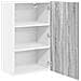Armadio pensile Riga Grigio Sonoma e Bianco 50 x 31 x 80 cm - Foto miniatura 5
