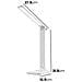 Lampada Da Scrivania Led 7w 2000 Ore 3 Temperature Regolabili E Pieghevole - Foto miniatura 2