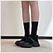 Scarpe Platform Mary Jane - Scarpe Sportive Retro Con Suola Spessa E Tacco Nascosto Black 40 - Foto miniatura 4