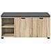 Panca per ingresso con cuscino Rovere Sonoma 100 x 38 x 46 cm - Foto miniatura 6
