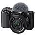 ZV-E10 + E PZ 16-50mm F3.5-5.6 OSS II MILC 24,2 MP CMOS 6000 x 4000 Pixel Nero - Foto miniatura 3
