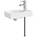 Lavabo da bagno Cromato 40,5 x 22,5 x 11,5 cm Metallo - Foto miniatura 1