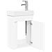 Mobile bagno con rubinetto Bianco 40,5 x 22,5 x 62 cm - Foto miniatura 4