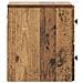 Mobiletto da notte a muro 2 pcs Legno antico 34,5 x 33 x 40 cm - Foto miniatura 6