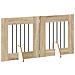 Cancello per cani pieghevole con supporti 2 pcs Rovere Sonoma - Foto miniatura 3