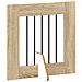 Cancello per cani pieghevole con supporti 2 pcs Rovere Sonoma - Foto miniatura 4