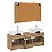 Set di mobili per il bagno 4 pcs Rovere Artigianale - Foto miniatura 8