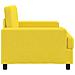 Poltrona Giallo Chiaro Tessuto - Foto miniatura 4