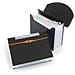 cartella a 13 tasche 23x33cm nero optima expander - Foto miniatura 6