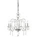 I-246/00200 - Lampadario a sospensione con decorazioni sinuose e cristalli 40 watt E14 - Foto miniatura 2