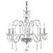 I-246/00200 - Lampadario a sospensione con decorazioni sinuose e cristalli 40 watt E14 - Foto miniatura 1