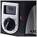Vaporiera per Cucina Nera e Argento Plastica e Metallo 1000 W VAP12 - Foto miniatura 2