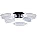 Vaporiera per Cucina Nera e Argento Plastica e Metallo 1000 W VAP12 - Foto miniatura 3