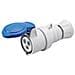 Presa Mobile Diritta Hp Ip44 2p+t 32a 200 250v 50/60hz 6h Cablaggio A Vite - Foto miniatura 1