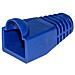 Confezione 100 Copriconnettori 6mm Per Plug Rj45 8 Poli Cavo Cat 5e- 6 Blu - Foto miniatura 2