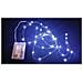 100 Microled Lineari Luci Bianco Freddo A Batteria Luci Di Natale Addobbi Presepi - Foto miniatura 1