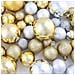 Set Palline Di Natale 100 Pz 6 Cm Argento / oro - Foto miniatura 2
