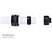 Eiszapfen Pro 16mm Hardtube Fitting G1/4 - Deep Black - Foto miniatura 2