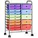 Carrello Portaoggetti Xxl 15 Cassetti Multicolore In Plastica - Foto miniatura 1