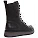 Rami043 Piattaperma Sole Lace Up Stivaletti Per Le Donne In Nero - Foto miniatura 3