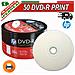 50 PZ DVD-R HP 16X 4,7GB 120 MIN. INK-JET PRINTABLE - Foto miniatura 2