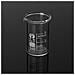 5pcs Laureato Borosilicato Bicchiere Becher 5ml 10ml 25ml 50ml 100ml Set Di Misura Vetreria Da Laboratorio - Foto miniatura 4