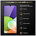 Pellicola Armatura A Schermo Intero Compatibile Con Samsung Galaxy A22 4g / M22 / M32 4g In Trasparente Con Nero - Vetro Temperato (tempered) Di Protezione Del Display In Durezza 9h Con 3d Touch - Foto miniatura 3