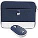 Bundle PC Sleeve fino a 15.6'' + Mouse Colore Blu - Foto miniatura 2