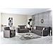 Divano Letto Manuel, Divano Letto Contenitore A 2 Posti Lineare, Sofà Da Soggiorno In Tessuto Imbottito Con Apertura Click-clack, 160x85h91 Cm, Grigio - Foto miniatura 4