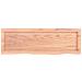 Piano Bagno Marrone 100x30x (2-4) cm Legno Massello Trattato - Foto miniatura 3