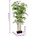 Albero Bambù Artificiale 730 Foglie 120 Cm Verde - Foto miniatura 8
