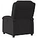 Poltrona Reclinabile In Tessuto Nero - Foto miniatura 6