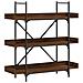 Libreria 3ripiani Rovere Marrone 100x33x108,5 Legno Multistrato - Foto miniatura 2