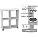 Trade Shop - Mobile Libreria Ermes Scaffale Basso 4 Scomparti Legno Bianco 60x24x68cm 715624 - Foto miniatura 1