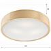 Lampada A Soffitto Eveline - Marrone - Legno, Vetro - 47x47x8 Cm - Foto miniatura 5