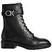 Rubber Sole Combat Boot W Hw Stivaletti Pelle Scarpe Donna Nero Eu 36, Hw0hw01254 Bax - Foto miniatura 1