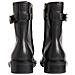 Rubber Sole Combat Boot W Hw Stivaletti Pelle Scarpe Donna Nero Eu 36, Hw0hw01254 Bax - Foto miniatura 3