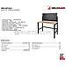 Banco Da Lavoro Pieghevole Richiudibile Da Parete Holzmann Wb142fold - Foto miniatura 4