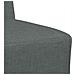 Divano Sedia Grigio Scuro 55 cm in Tessuto - Foto miniatura 5