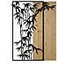 Decorazione In Metallo E Legno Bamboo - Marrone - Metallo - 58x2x80 Cm - Foto miniatura 1