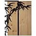 Decorazione In Metallo E Legno Bamboo - Marrone - Metallo - 58x2x80 Cm - Foto miniatura 2