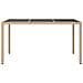 Tavolo Giardino 150x90x75cm Vetro Temperato Polyrattan Beige - Foto miniatura 2