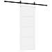 Porta Scorrevole con Set di Accessori 'ORKDAL'Bianca in Legno Massello di Pino - Foto miniatura 6