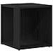 Tavolino Nero Rovere 33x33x34,5 cm Legno Ingegnerizzato - Foto miniatura 1